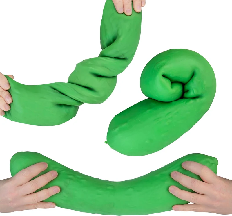 ORB Jumbo Easy Sqweezy Giant Stretchy Pickle Sensory Fidget Toy