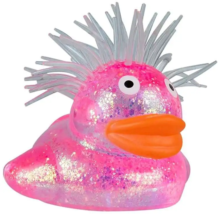 Curiosities Sparklee Duck 3-Inch Sensory Squeeze Toy By ORB
