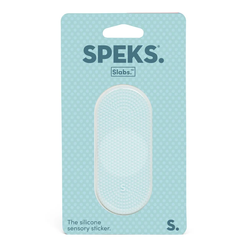 Speks Slabs Reusable Silicone Sensory Fidget Sticker for Phones