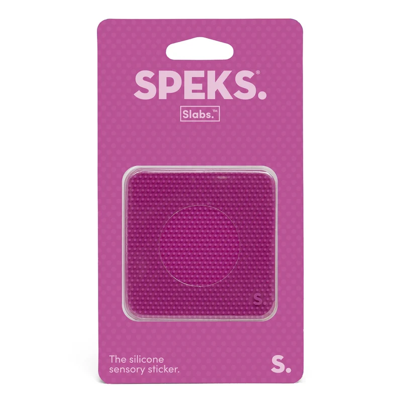 Speks Slabs Reusable Silicone Sensory Fidget Sticker for Phones