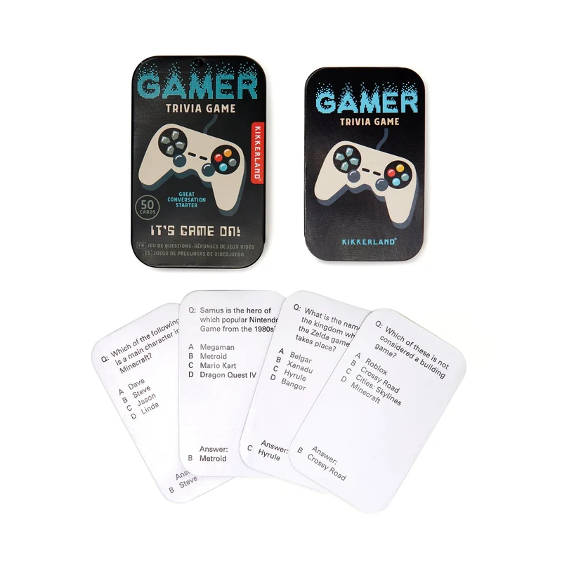 Gamer Trivia Game Tin