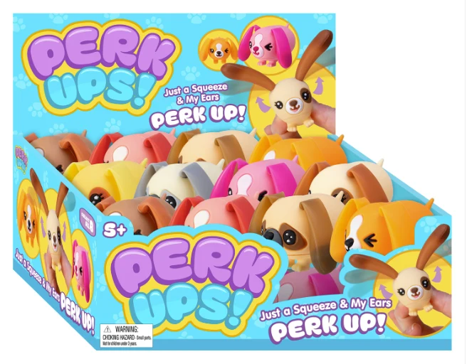 Perk Ups Squeeze Dog Toy Assorted Puppy Styles