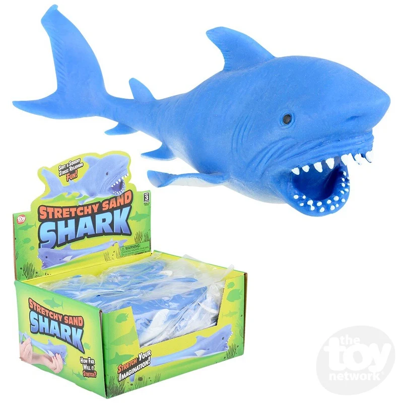 Stretchy Sand Shark Squishy Stress Relief Toy