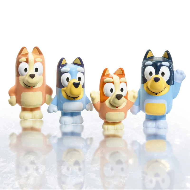 Toomies Bluey Family Bath Squirters 4-Pack Toddler Squirting Water Toys