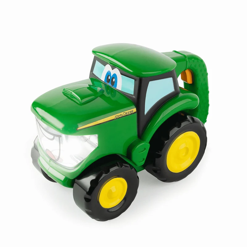 John Deere Johnny Tractor 2-in-1 Push Along Toy and Flashlight