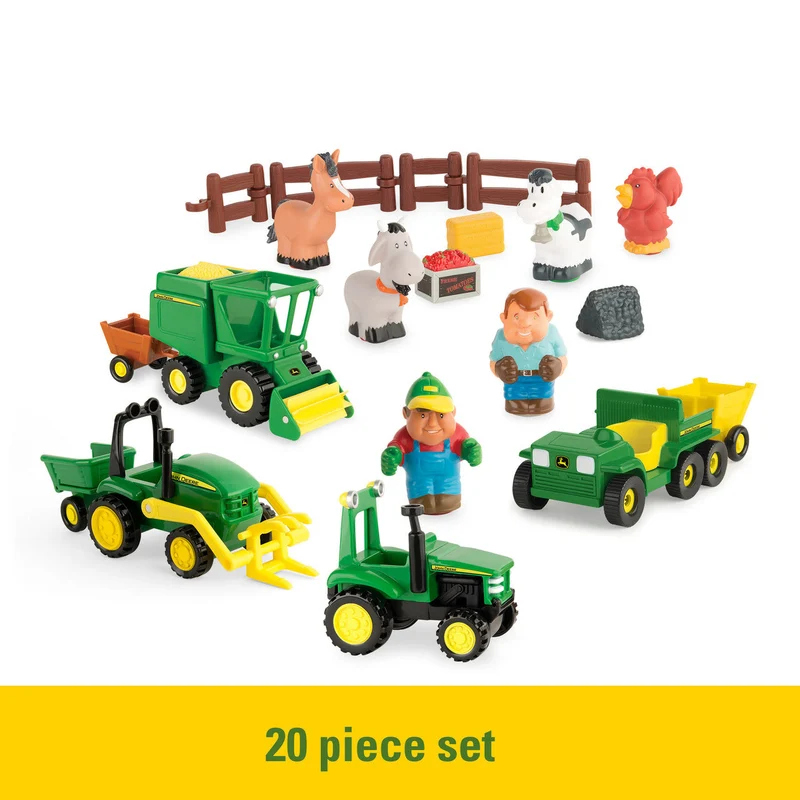 John Deere 1st Farming Fun 20-Piece Kids Farm Play Set
