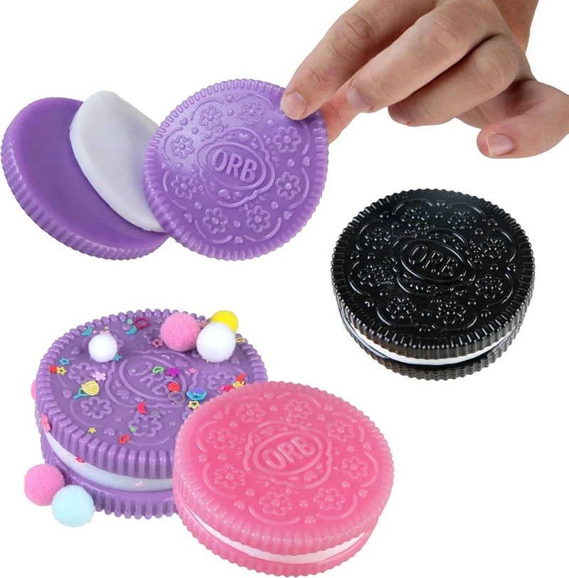 ORB Curiosities Mega Mocheez Sandwich Cookie Squishy Toy 3 Pack