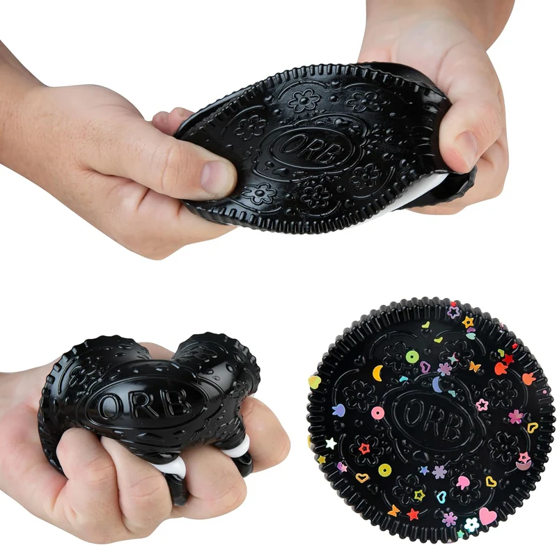 ORB Curiosities Mega Mocheez Sandwich Cookie Squishy Toy 3 Pack