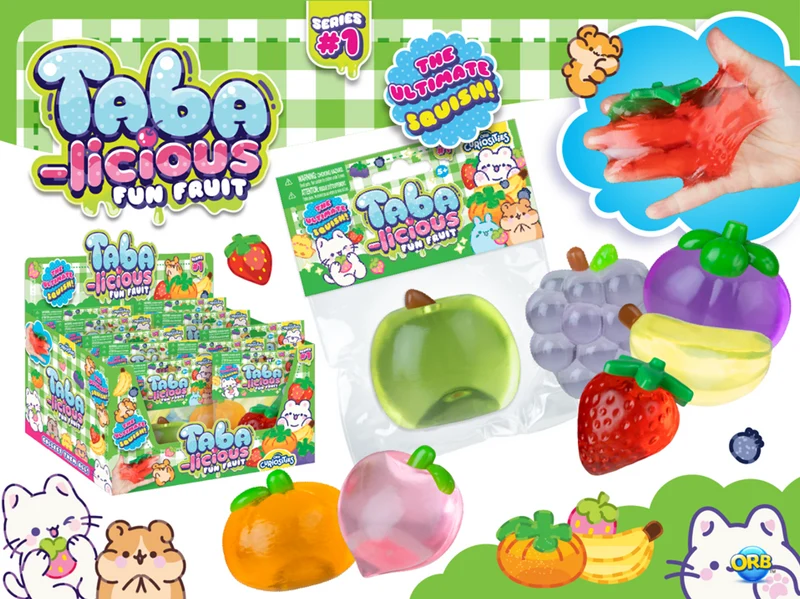 ORB Toys Taba-licious Fun Fruit Tactile Squeeze Sensory Toy Set