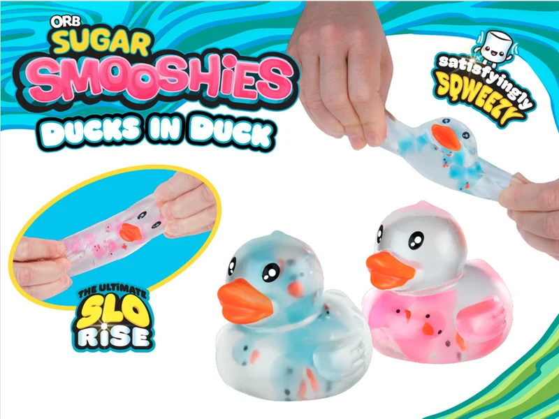 Orb Toys Sugar Smooshies Ducky Duck Mega Jumbo Sensory Squishy