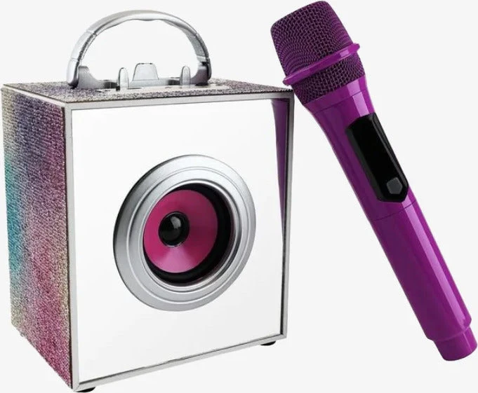 Ultimate Bling Pop Star Karaoke Bluetooth Speaker and Wireless Mic