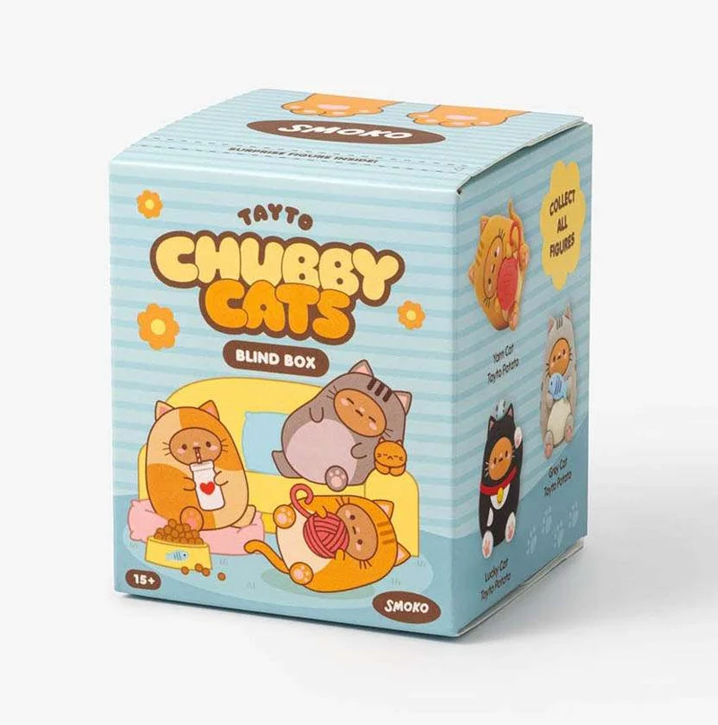 Smoko Tayto Chubby Cats Collectible Vinyl Figure Mystery Blind Box