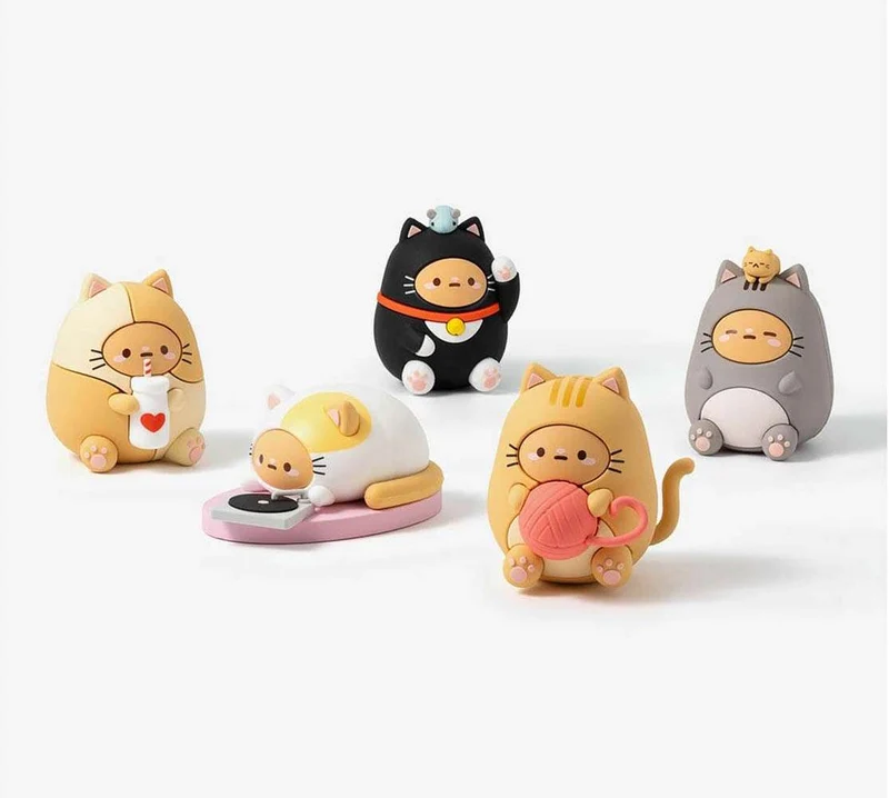 Smoko Tayto Chubby Cats Collectible Vinyl Figure Mystery Blind Box