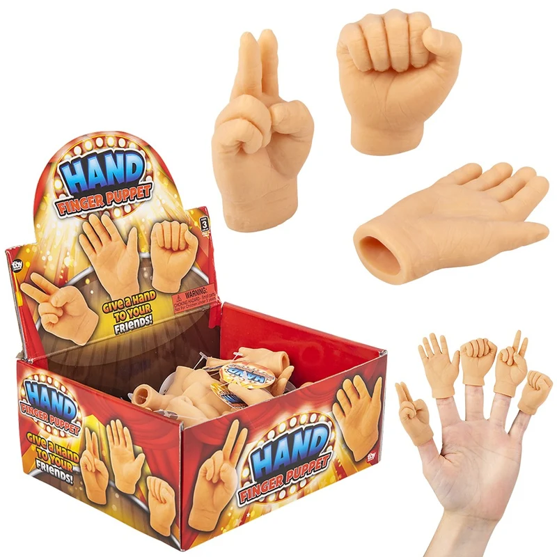 2.5 Inch Silicone Hand Finger Puppets