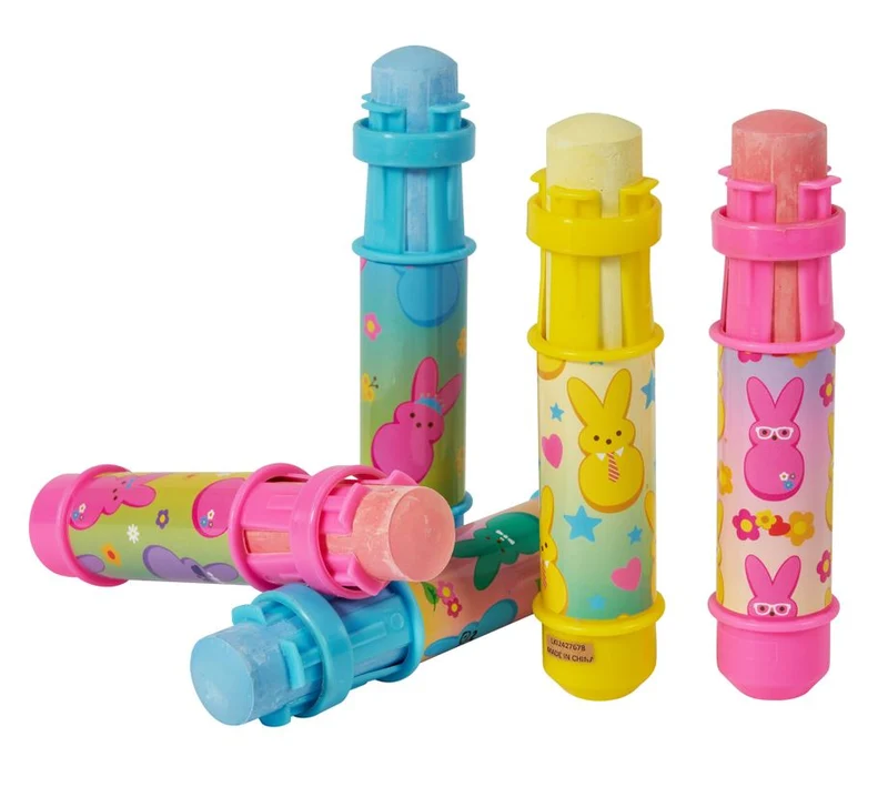 PEEPS® Jumbo Chalk Set with 5 Colorful Holders for Kids
