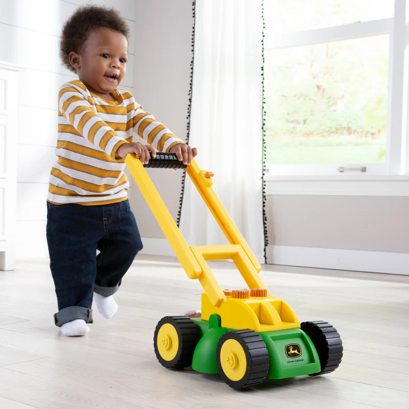 John Deere Interactive Real Sounds Toddler Toy Lawn Mower