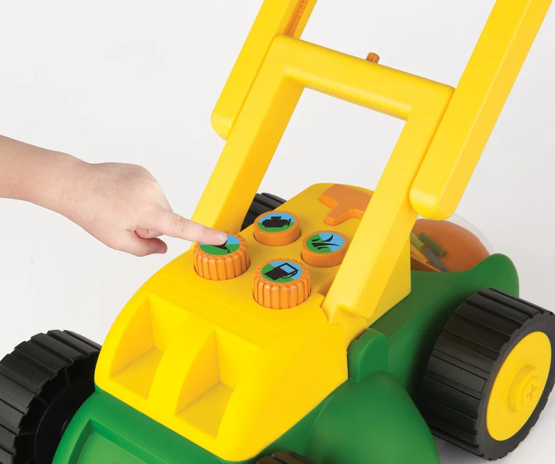 John Deere Interactive Real Sounds Toddler Toy Lawn Mower