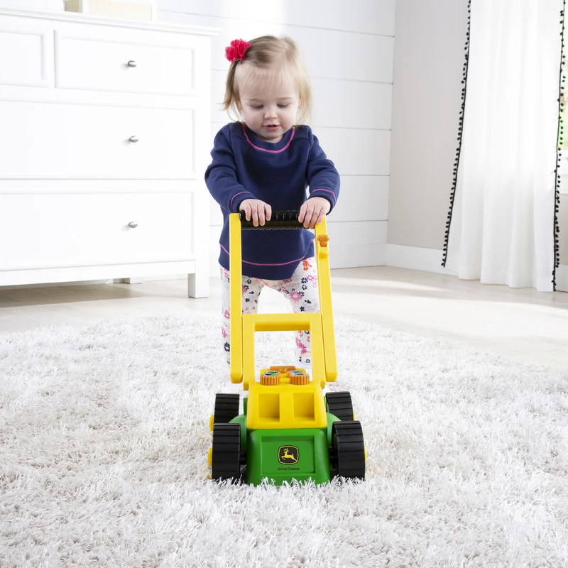 John Deere Interactive Real Sounds Toddler Toy Lawn Mower
