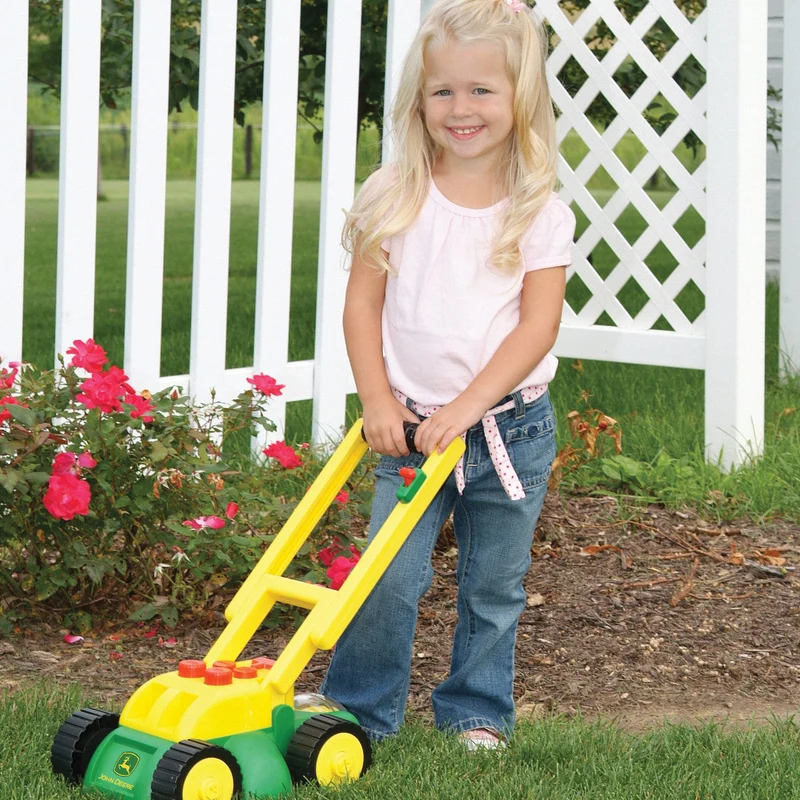 John Deere Interactive Real Sounds Toddler Toy Lawn Mower