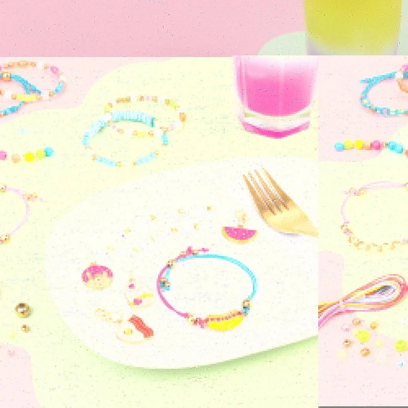 Make It Real Fridge Frenzy DIY Snack Themed Bracelet Jewelry Kit