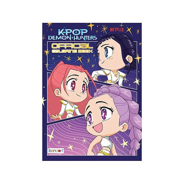 KPop Hunters Advanced Coloring Book