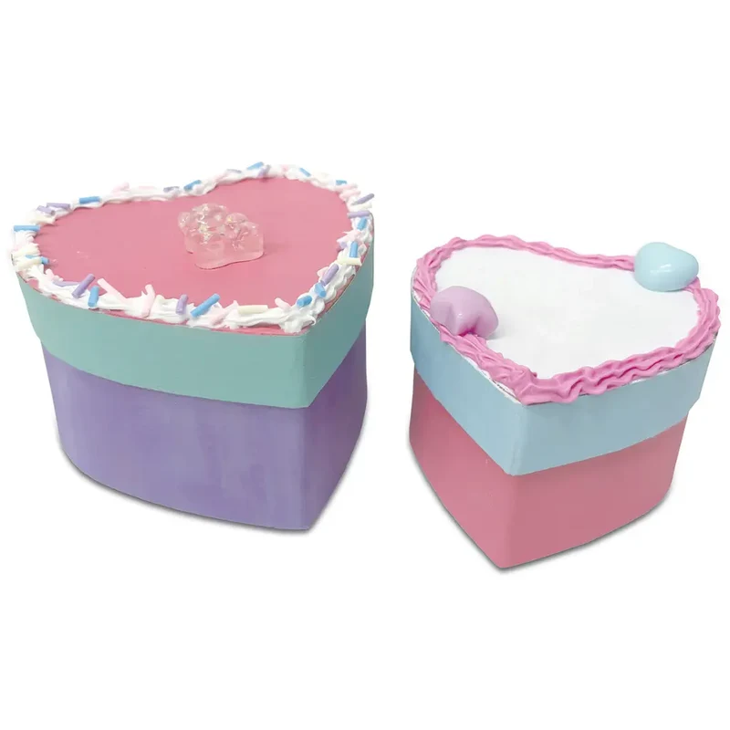 Iscream DIY Make Your Own Heart Cakes Craft Activity Kit