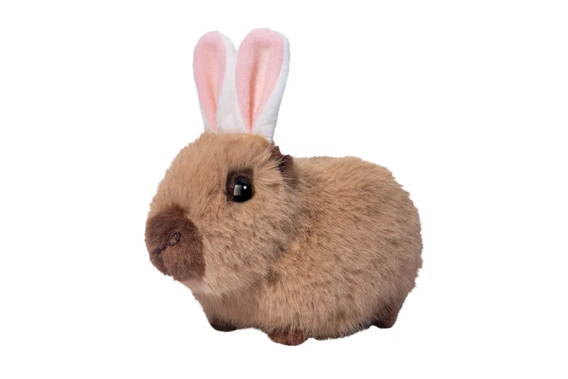 Douglas Cuddly Capybara Plush Toy with Adorable Bunny Ears