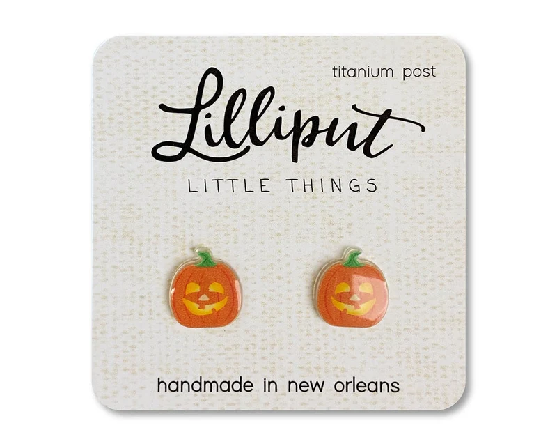 Jack O Lantern Lilliput Earrings