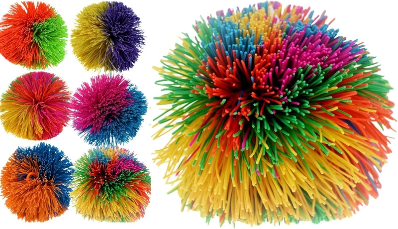 Bandy Ball Colorful Rubber Sensory Stress Balls