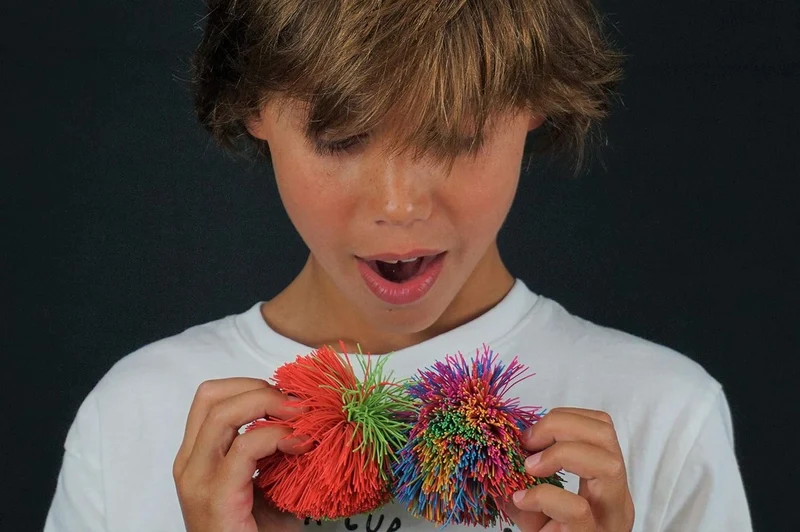 Bandy Ball Colorful Rubber Sensory Stress Balls