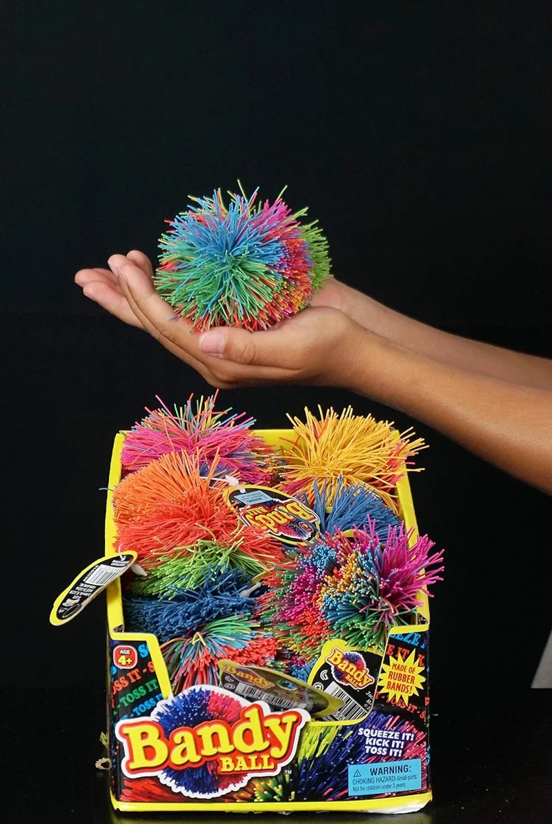 Bandy Ball Colorful Rubber Sensory Stress Balls