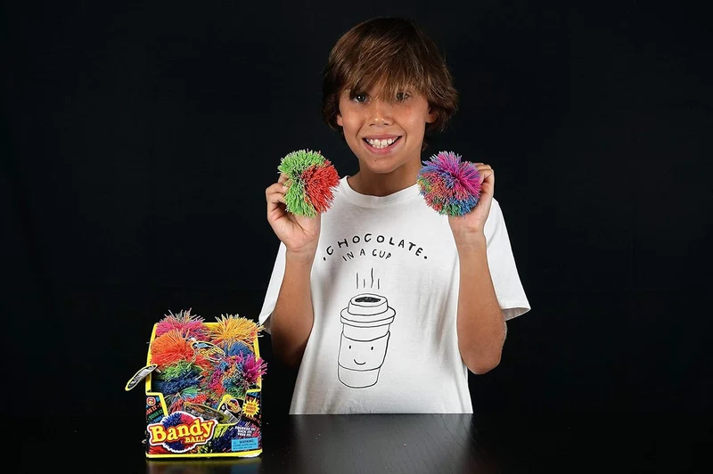 Bandy Ball Colorful Rubber Sensory Stress Balls