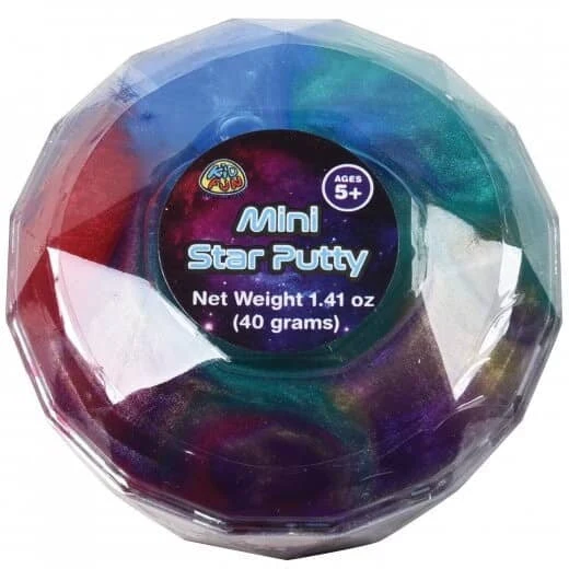 U.S. Toy Mini Star Multi-Colored Bouncing Putty 48-Piece Display Box