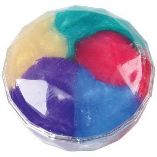 U.S. Toy Mini Star Multi-Colored Bouncing Putty 48-Piece Display Box