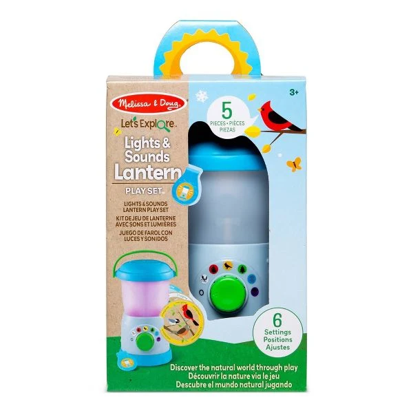 Melissa & Doug Lets Explore Light & Sound Camping Lantern Play Set