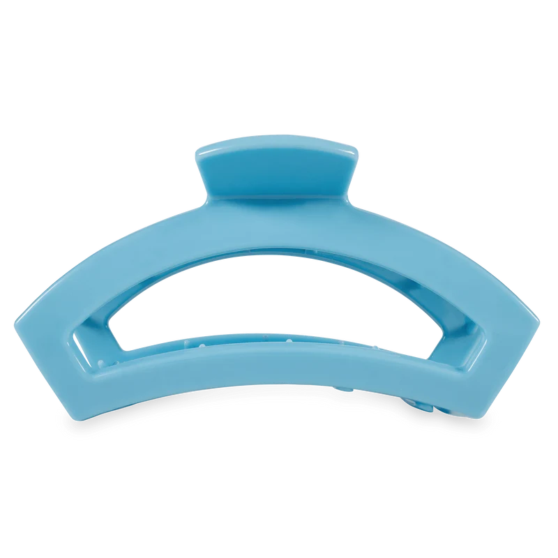 TELETIES Open Summer Sky Large Blue Claw Clip Bendable Teeth