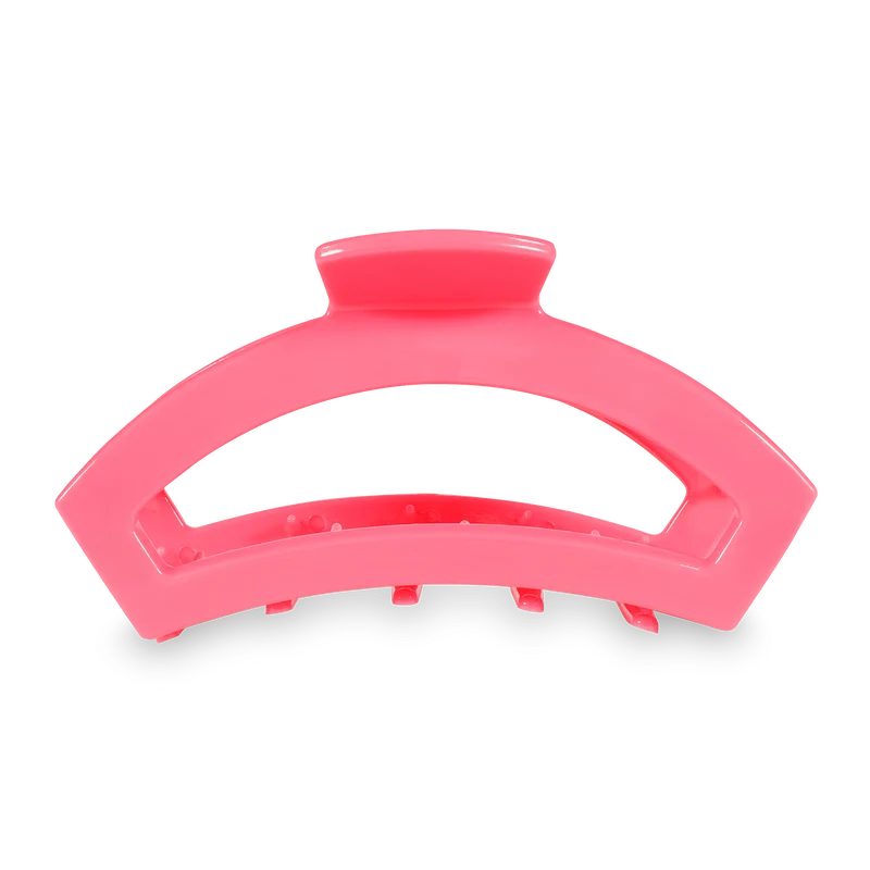 Durable Open Aruba Large Pink Claw Hair Clip for Women