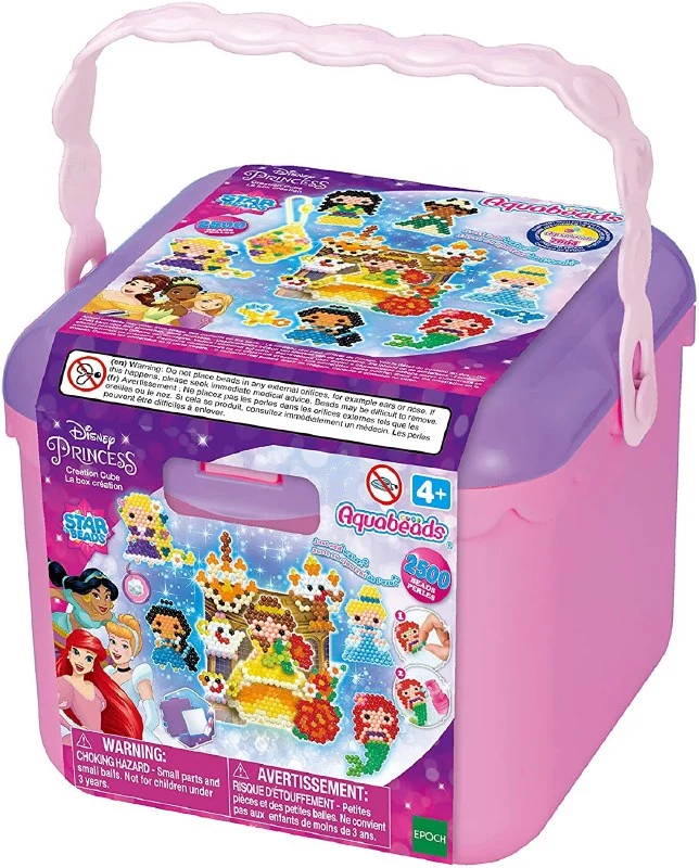 Disney Princess Creation Cube Aquabeads Set with 2500 Beads