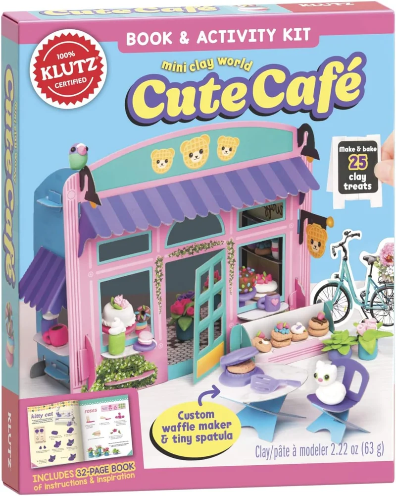 Klutz Mini Clay World Cute Cafe DIY Bakery Craft Kit