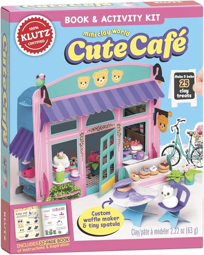 Klutz Mini Clay World Cute Cafe DIY Bakery Craft Kit