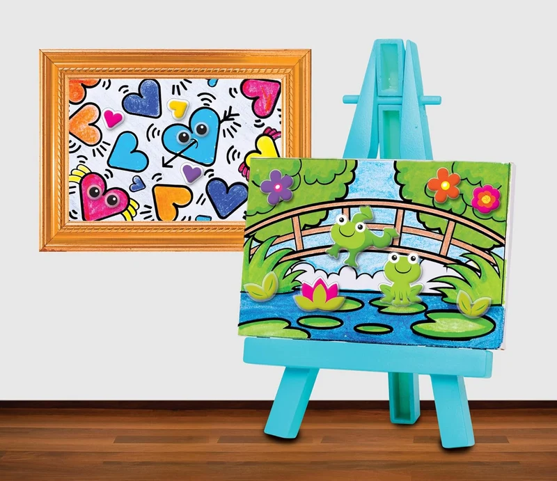 Klutz Tiny Art Studio Kids Miniature Painting and Drawing Kit