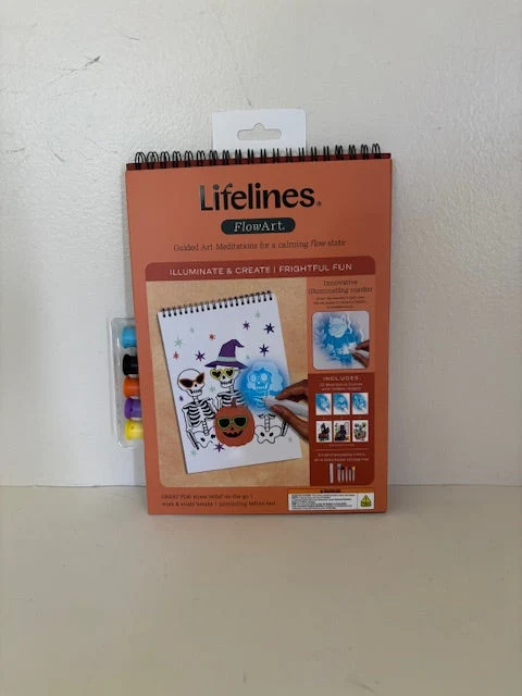Lifelines FlowArt Illuminate and Create Frightful Fun Meditative Art Set