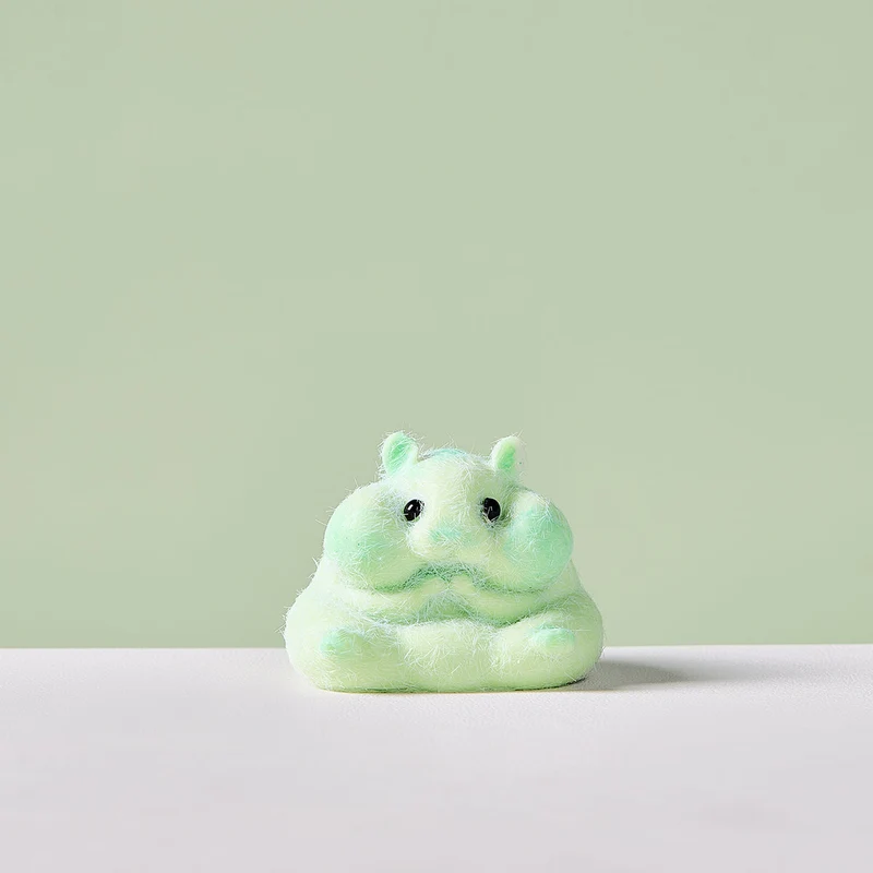 Flocked Hamster Taba Squishy