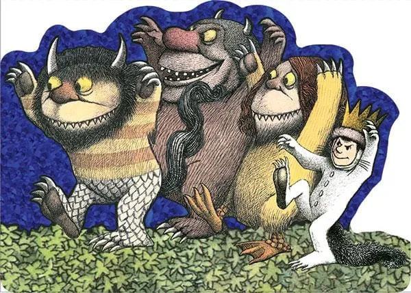 Where The Wild Things Are Foil Die-Cut Greeting Note Card