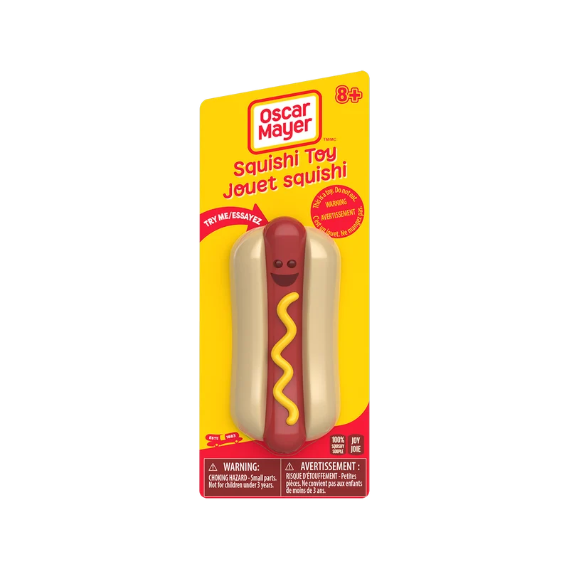 Oscar Mayer Licensed Squishi Hot Dog Slow Rising Stress Relief Toy