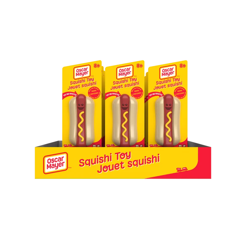 Oscar Mayer Licensed Squishi Hot Dog Slow Rising Stress Relief Toy