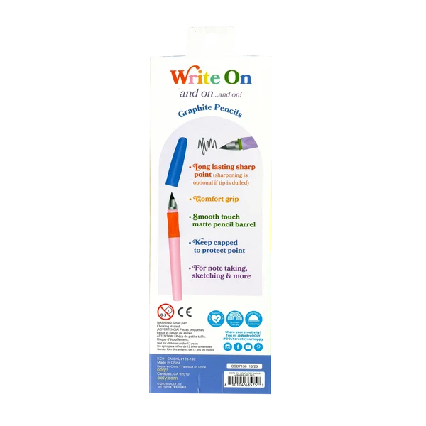 Write On: Graphite Pencils + Eraser