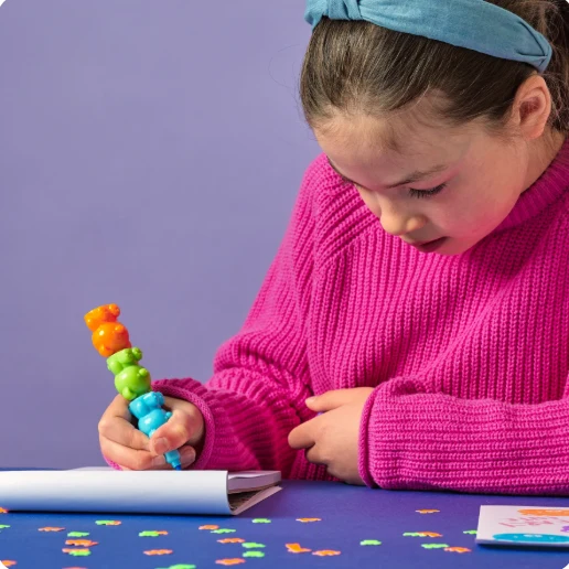 Bear Besties 5-Color Stackable Bear Highlighters for School and Journaling