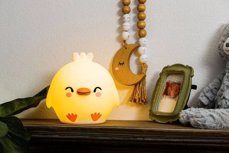 Lumipets Kawaii LED Chick Silicone Night Light with Remote Control