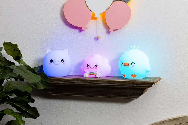 Lumipets Kawaii LED Chick Silicone Night Light with Remote Control